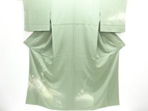 作家物　枝梅模様刺繍訪問着